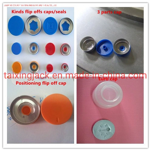 Aluminum Plastic Combination Flip off Crimp Vial Cap