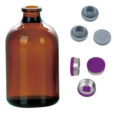 Fiale per bottiglie in vetro sodico-calcico farmaceutico salino modellato per iniezione