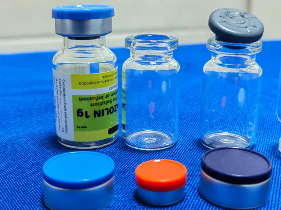 Flaconi per fiale per iniezione in vetro soda lime ambrato trasparente da 5 ml 10 ml 20 ml per antibiotici