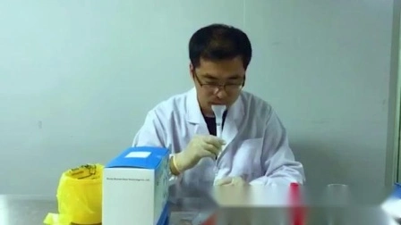 Collettore di saliva genetica monouso per laboratorio medico, tubo di raccolta del DNA della saliva per umani, collezionista di kit di raccolta di test di campionamento della saliva di virus