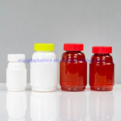 Bottiglia di calcio per animali domestici di forma irregolare da 300 ml/capsula/medicinale/bottiglia per imballaggio in plastica per uso alimentare